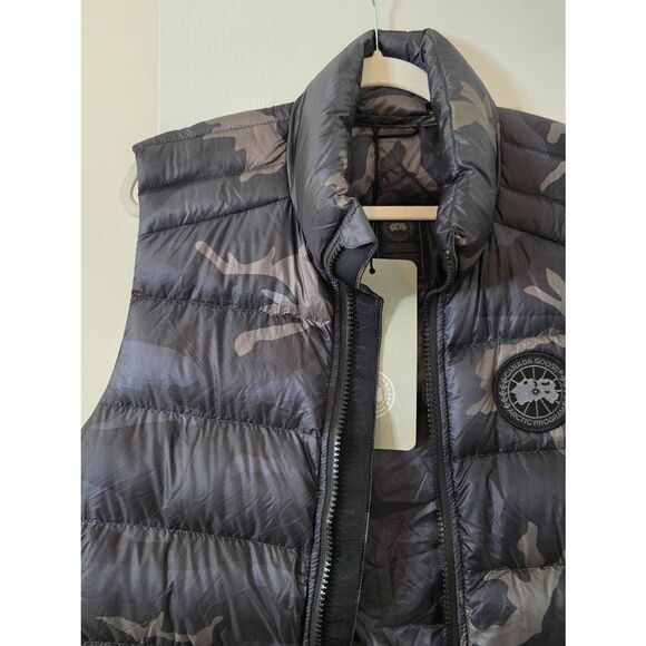 Canada Goose Black Disc Crofton Vest Black Classic Camo M NWT - Picture 3 of 10